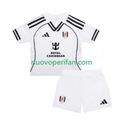 Maglie da Calcio Fulham Bambino Prima Tenuta 2025-2026 Maniche Corte