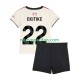 Maglie da Calcio Liverpool Hugo Ekitike 22 Bambino Trasferta Tenuta 2025-2026 Maniche Corte