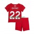 Maglie da Calcio Liverpool Hugo Ekitike 22 Bambino Prima Tenuta 2025-2026 Maniche Corte