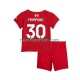Maglie da Calcio Liverpool Jeremie Frimpong 30 Bambino Prima Tenuta 2025-2026 Maniche Corte