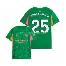 Maglie da Calcio Manchester City Gianluigi Donnarumma 25 Portiere Uomo Prima Tenuta 2025-2026 Maniche Corte