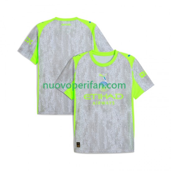 Maglie da Calcio Manchester City Uomo Alternativa Tenuta 2025-2026 Maniche Corte
