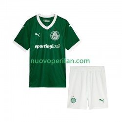 Maglie da Calcio Palmeiras Bambino Prima Tenuta 2025-2026 Maniche Corte