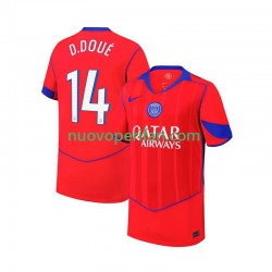 Maglie da Calcio Paris Saint-Germain Desire Doue 14 Uomo Alternativa Tenuta 2025-2026 Maniche Corte