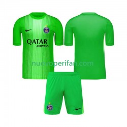 Maglie da Calcio Paris Saint-Germain Portiere Bambino Trasferta Tenuta 2025-2026 Maniche Corte