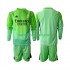 Maglie da Calcio Real Madrid Bambino Trasferta Tenuta 2025-2026 Maniche Lunghe