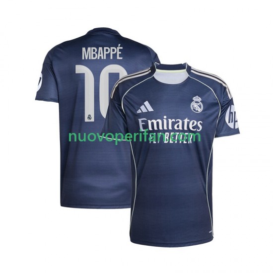 Maglie da Calcio Real Madrid Mbappé Kylian 10 Uomo Trasferta Tenuta 2025-2026 Maniche Corte
