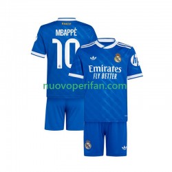 Maglie da Calcio Real Madrid Mbappé Kylian 10 Bambino Alternativa Tenuta 2025-2026 Maniche Corte