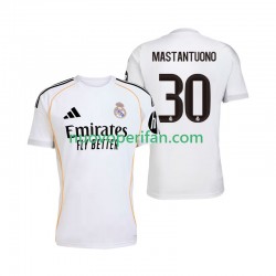 Maglie da Calcio Real Madrid Mastantuono 30 Uomo Prima Tenuta 2025-2026 Maniche Corte