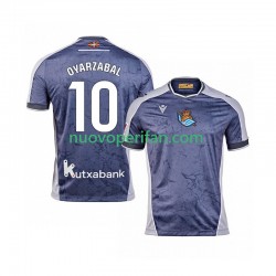 Maglie da Calcio Real Sociedad Mikel Oyarzabal 10 Uomo Trasferta Tenuta 2025-2026 Maniche Corte