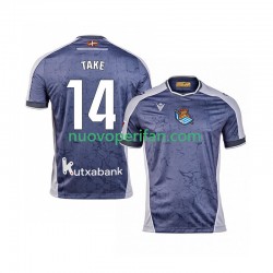 Maglie da Calcio Stati Uniti Real Sociedad Takef Kubo 14 Uomo Trasferta Tenuta 2025-2026 Maniche Corte
