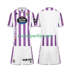 Maglie da Calcio Real Valladolid Bambino Prima Tenuta 2025-2026 Maniche Corte