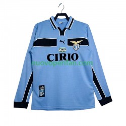 Maglie da Calcio SS Lazio Retro Uomo Prima Tenuta 1998 1999 Maniche Lunghe