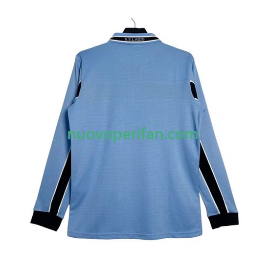 Maglie da Calcio SS Lazio Retro Uomo Prima Tenuta 1998 1999 Maniche Lunghe