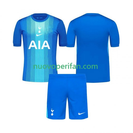 Maglie da Calcio Tottenham Hotspur Portiere Bambino Trasferta Tenuta 2025-2026 Maniche Corte