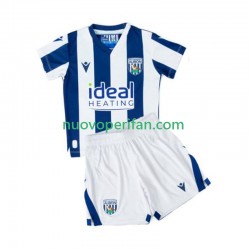 Maglie da Calcio West Bromwich Albion Bambino Prima Tenuta 2025-2026 Maniche Corte