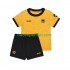 Maglie da Calcio Wolverhampton Wanderers Bambino Prima Tenuta 2025-2026 Maniche Corte