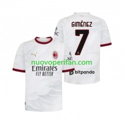 Maglie da Calcio AC Milan Gimenez 7 Uomo Trasferta Tenuta 2026-2027 Maniche Corte