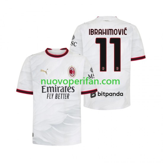 Maglie da Calcio AC Milan Ibrahimović 11 Uomo Trasferta Tenuta 2026-2027 Maniche Corte