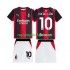 Maglie da Calcio AC Milan Rafael Leao 10 Bambino Prima Tenuta 2026-2027 Maniche Corte