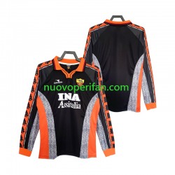 Maglie da Calcio AS Roma Retro Uomo Alternativa Tenuta 1998 1999 Maniche Lunghe