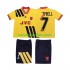Maglie da Calcio Arsenal CAMPBELL 7 1993 Retro Bambino Trasferta Tenuta 1994 Maniche Corte