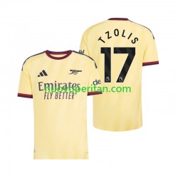 Maglie da Calcio Arsenal Christos Tzolis 17 Uomo Alternativa Tenuta 2026-2027 Maniche Corte