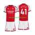 Maglie da Calcio Arsenal Declan Rice 41 Bambino Prima Tenuta 2026-2027 Maniche Corte
