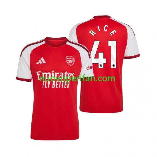 Maglie da Calcio Arsenal Declan Rice 41 Uomo Prima Tenuta 2026-2027 Maniche Corte