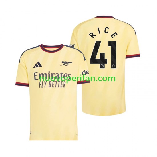 Maglie da Calcio Arsenal Declan Rice 41 Uomo Alternativa Tenuta 2026-2027 Maniche Corte