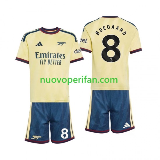 Maglie da Calcio Arsenal Martin Odegaard 8 Bambino Alternativa Tenuta 2026-2027 Maniche Corte