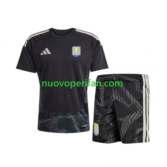 Maglie da Calcio Aston Villa Portiere Bambino Trasferta Tenuta 2026-2027 Maniche Corte