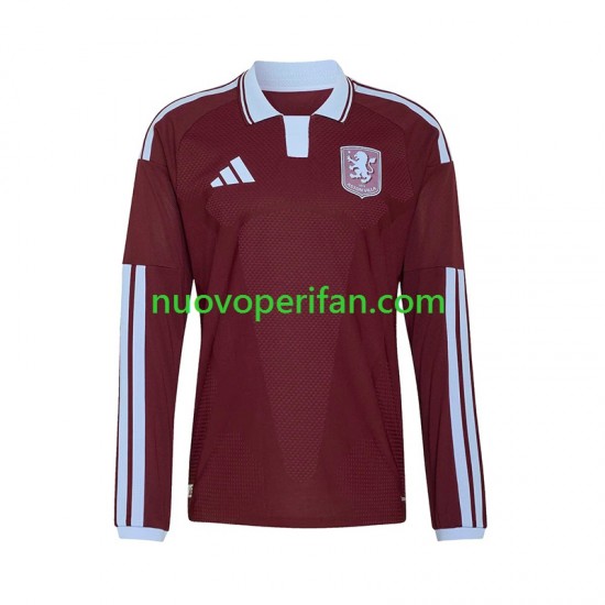 Maglie da Calcio Aston Villa Uomo Prima Tenuta 2026-2027 Maniche Lunghe