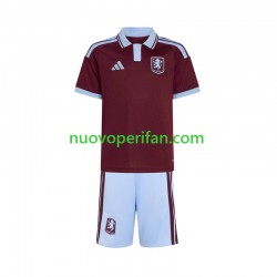 Maglie da Calcio Aston Villa Bambino Prima Tenuta 2026-2027 Maniche Corte