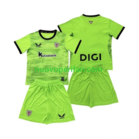 Maglie da Calcio Athletic Bilbao Portiere Bambino Trasferta Tenuta 2026-2027 Maniche Corte