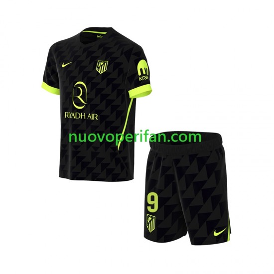 Maglie da Calcio Atlético Madrid Alexander Sorloth 9 Bambino Trasferta Tenuta 2026-2027 Maniche Corte