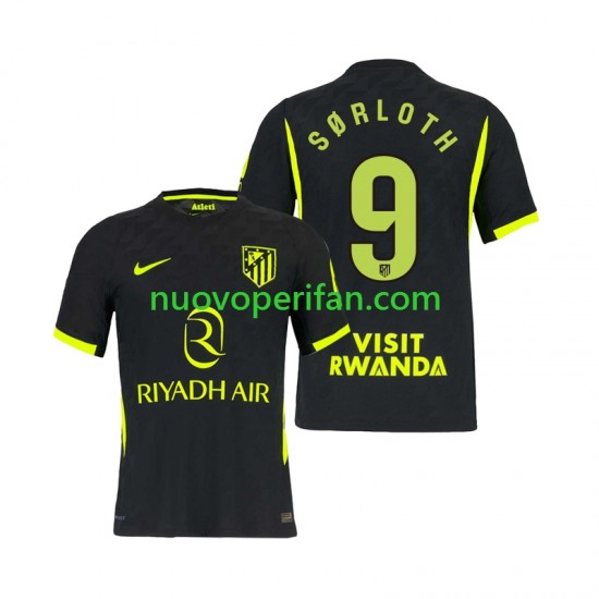 Maglie da Calcio Atlético Madrid Alexander Sorloth 9 Uomo Trasferta Tenuta 2026-2027 Maniche Corte