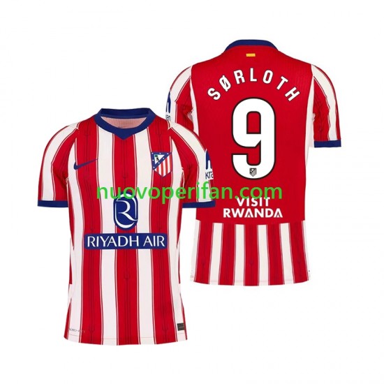 Maglie da Calcio Atlético Madrid Alexander Sorloth 9 Uomo Prima Tenuta 2026-2027 Maniche Corte