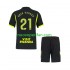 Maglie da Calcio Atlético Madrid Obed Vargas 21 Bambino Trasferta Tenuta 2026-2027 Maniche Corte
