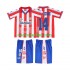 Maglie da Calcio Atlético Madrid SIMEONE 14 1996 1997 Retro Bambino Prima Tenuta Maniche Corte