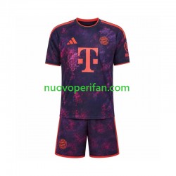 Maglie da Calcio FC Bayern München Bambino Alternativa Tenuta 2026-2027 Maniche Corte