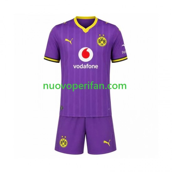 Maglie da Calcio Borussia Dortmund Bambino Alternativa Tenuta 2026-2027 Maniche Corte