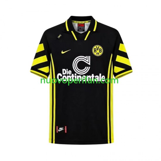 Maglie da Calcio Borussia Dortmund 1996 Retro Uomo Trasferta Tenuta Maniche Corte