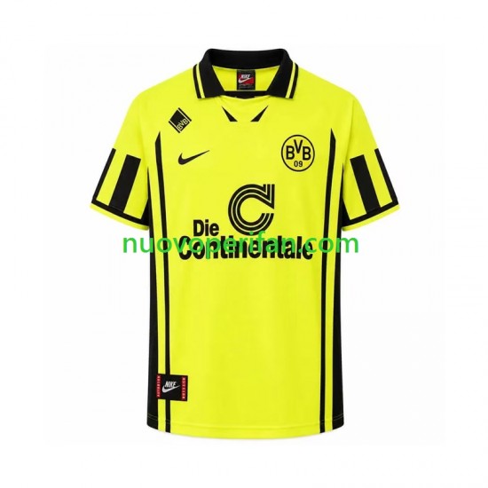 Maglie da Calcio Borussia Dortmund 1996 Retro Uomo Prima Tenuta Maniche Corte