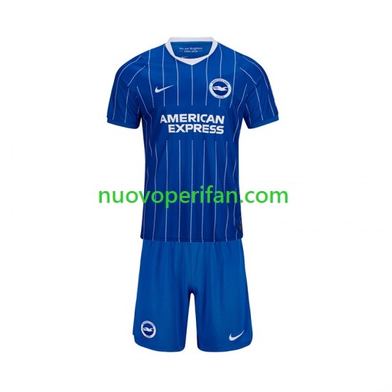 Maglie da Calcio Brighton & Hove Albion Bambino Prima Tenuta 2026-2027 Maniche Corte