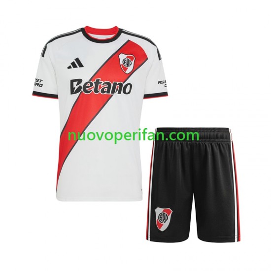 Maglie da Calcio CA River Plate Bambino Prima Tenuta 2026-2027 Maniche Corte