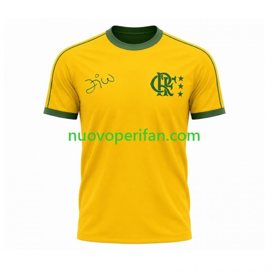 Maglie da Calcio CR Flamengo Retro Uomo Prima Tenuta Maniche Corte