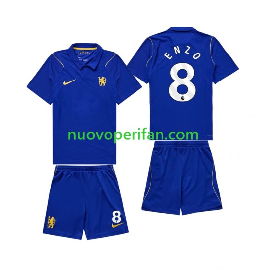 Maglie da Calcio Chlesea Enzo Fernandez 8 Bambino Prima Tenuta 2026-2027 Maniche Corte
