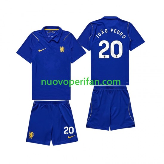 Maglie da Calcio Chlesea Joao Pedro 20 Bambino Prima Tenuta 2026-2027 Maniche Corte