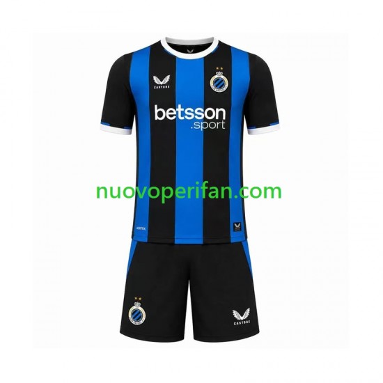 Maglie da Calcio Club Brugge Bambino Prima Tenuta 2026-2027 Maniche Corte
